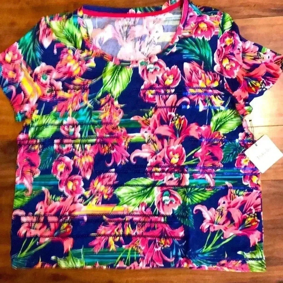 Rafael shirt with sequins, petite XL - Picture 1 of 3